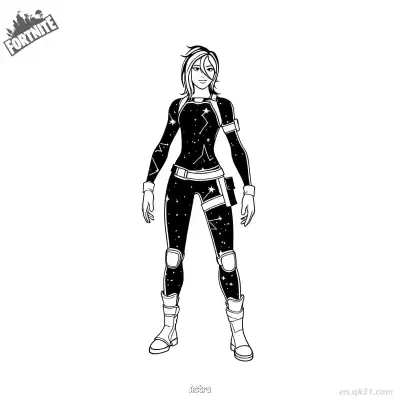 Free printable Astra 02 Coloring Page - Free PDF Printable Fortnite Coloring Sheets coloring page